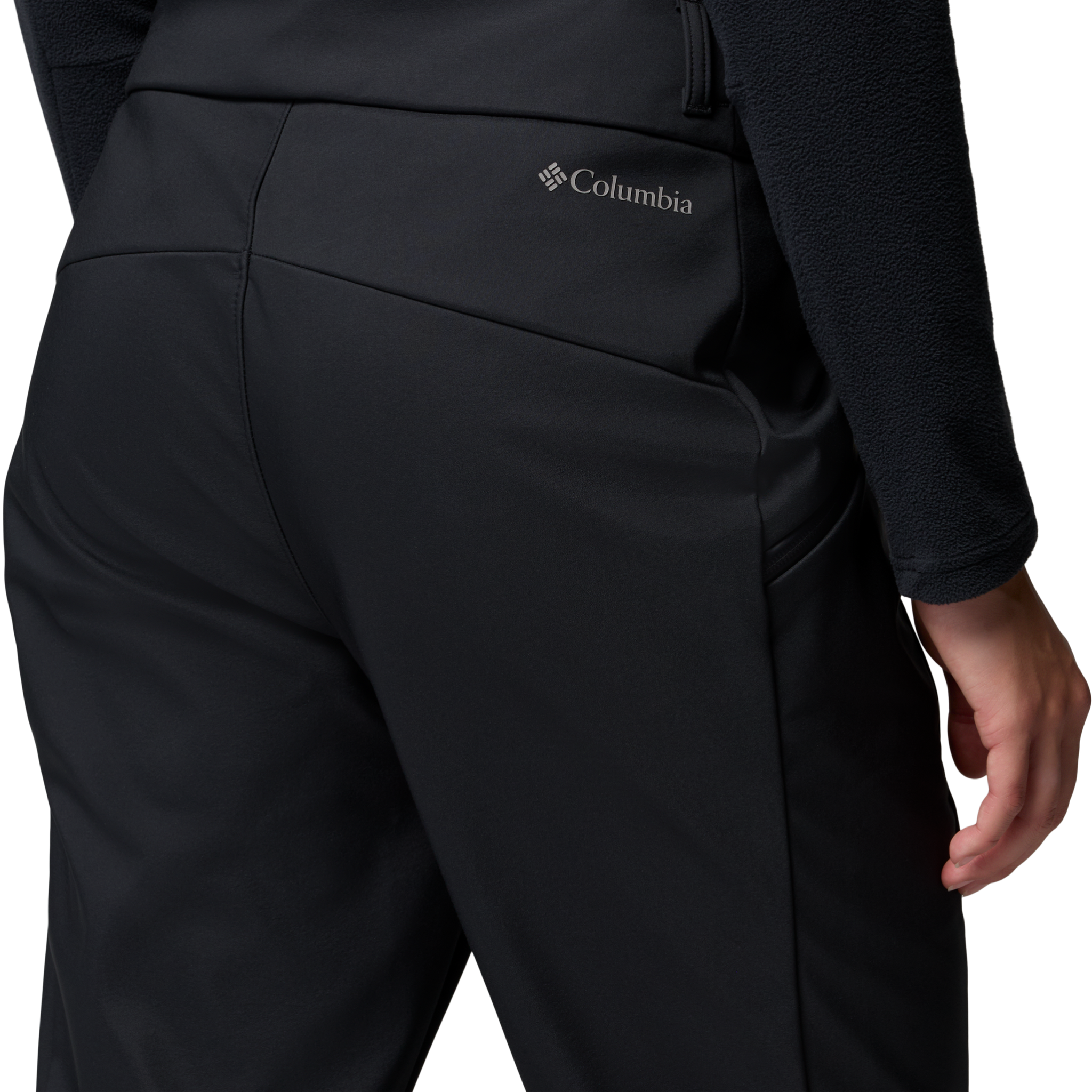 Women's Roffee Ridge Ski Softshell Pant Back Logo