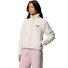 Columbia Women's Fire Side Reignited Sherpa Full Zip in Chalk Plush