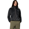 Columbia Women's Fire Side Reignited Sherpa Full Zip in Shark Diamond