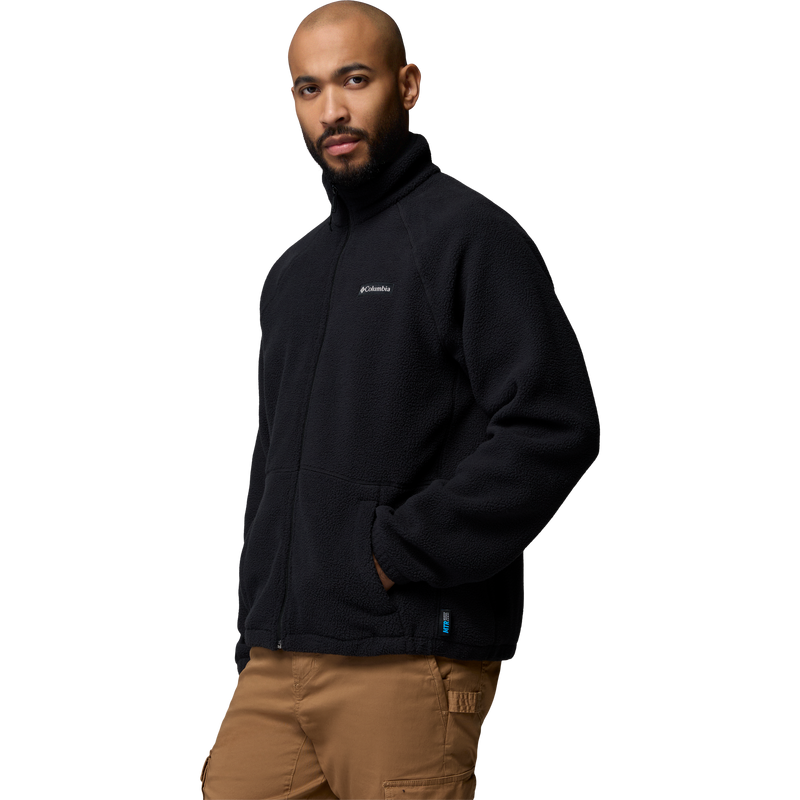 Men's Timber Crest MTR Fleece Full Zip, Columbia Columbia Men's Timber Crest MTR Fleece Full Zip 3/4 Front