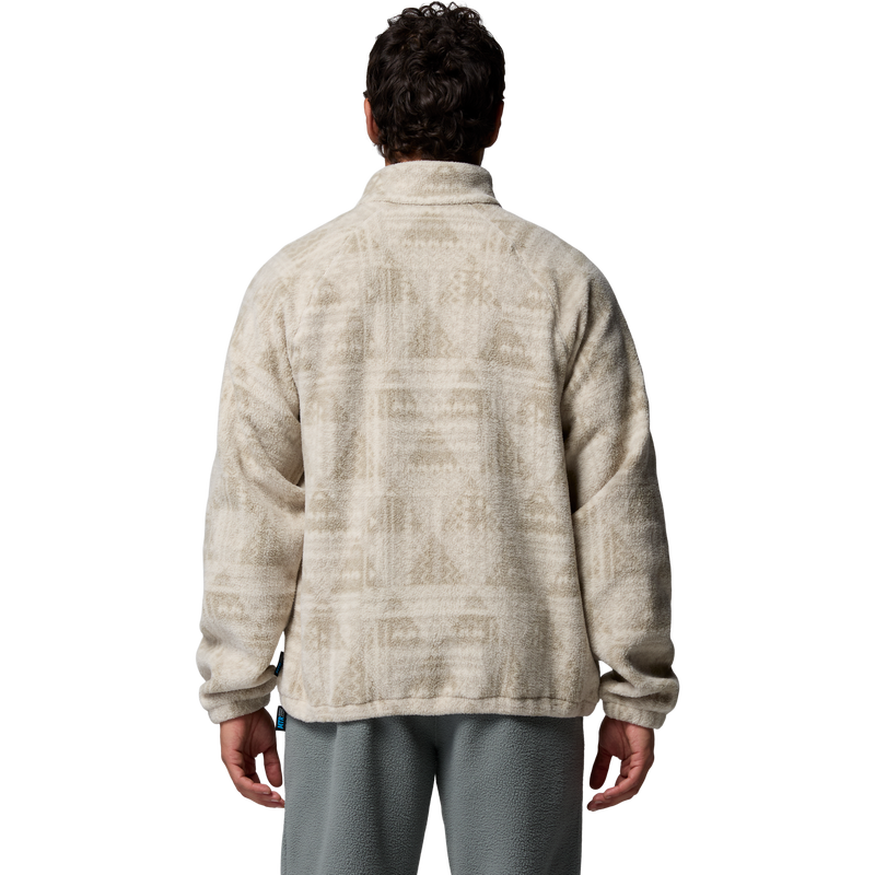 Men's Timber Crest Printed Half Zip, Columbia Men's Timber Crest Printed Half Zip Back