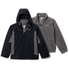 Columbia Youth Bugaboo IV Fleece Interchange Jacket in Black/City Grey