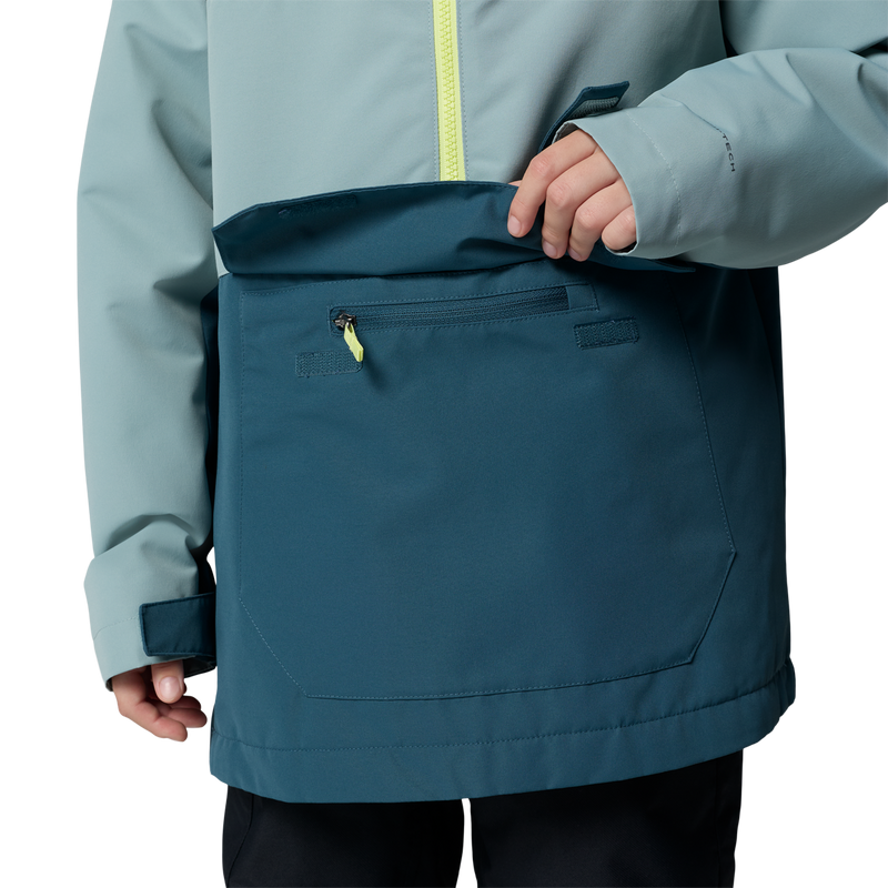 Youth Coreshot Anorak, Columbia Youth Coreshot Anorak zippered front pocket