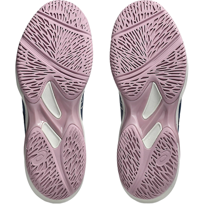 Women's SOLUTION SWIFT FF 2, Asics Women's SOLUTION SWIFT FF 2 in Independence Blue Taro Purple bottom view with traction detail