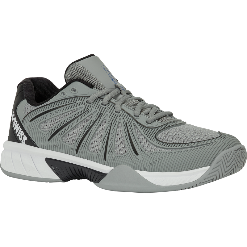 Men's Express Light Pickleball 2 Wide, K-Swiss Express Light Pickleball 2 in 074-Ultimate Gray/White/Black front right