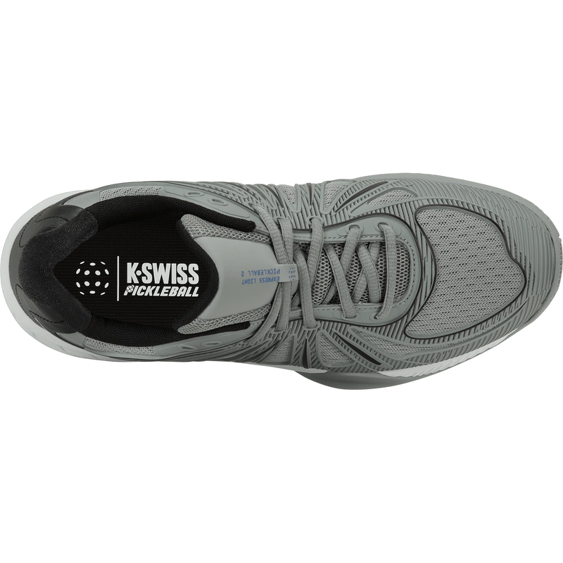 Men's Express Light Pickleball 2 Wide, K-Swiss Express Light Pickleball 2 in 074-Ultimate Gray/White/Black top
