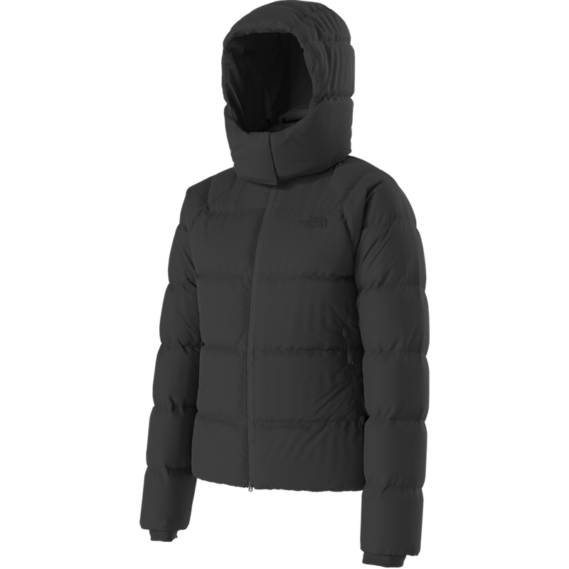 Women's Hydrenalite City Down Hooded Jacket, The North Face Women's Hydrenalite City Down Hooded Jacket 3/4 view