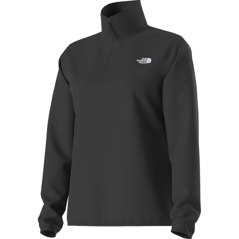 Women's Glacier Fleece 1/4 Zip, The North Face Women’s Glacier Fleece ¼-Zip Jacket 3/4 view