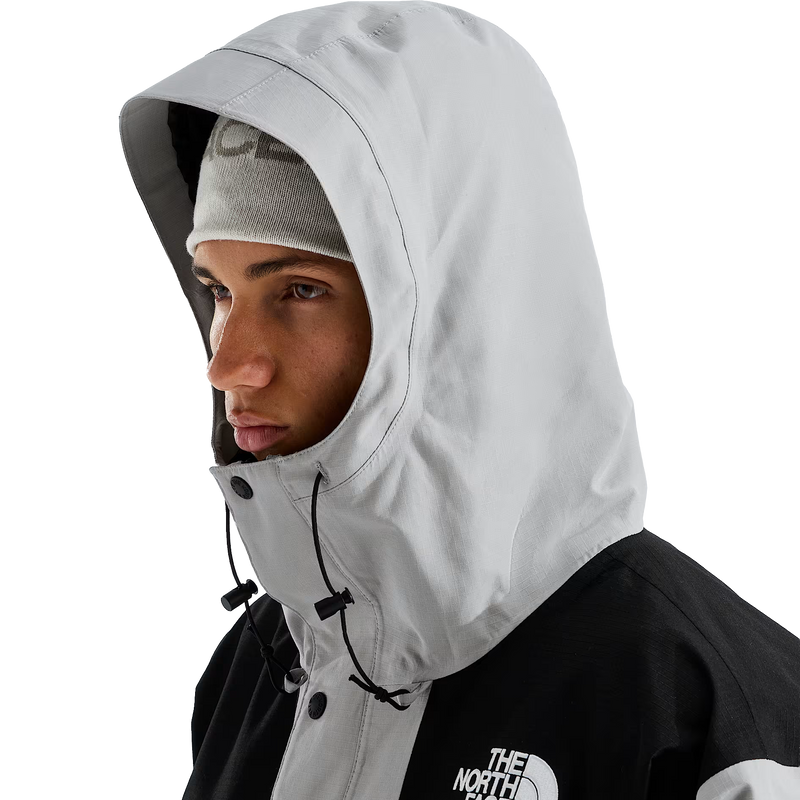 Men's Mono Mountain Jacket, The North Face Mono Mountain Jacket in BI4-Stone Slab/TNF Black hood