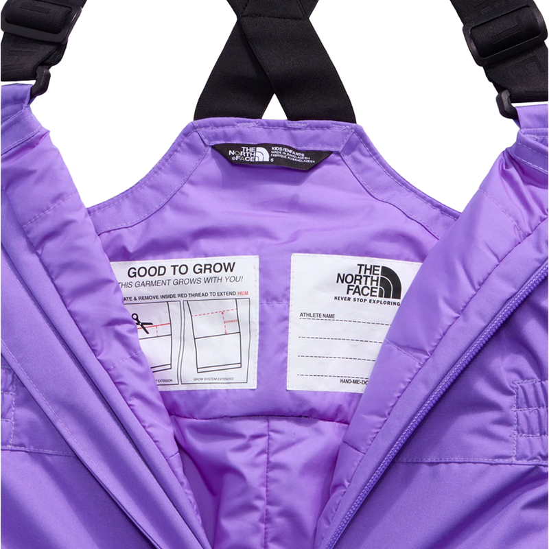 Youth Toddler Freedom Insulated Bib, The North Face Youth Toddler Freedom Insulated Bib ID Tag
