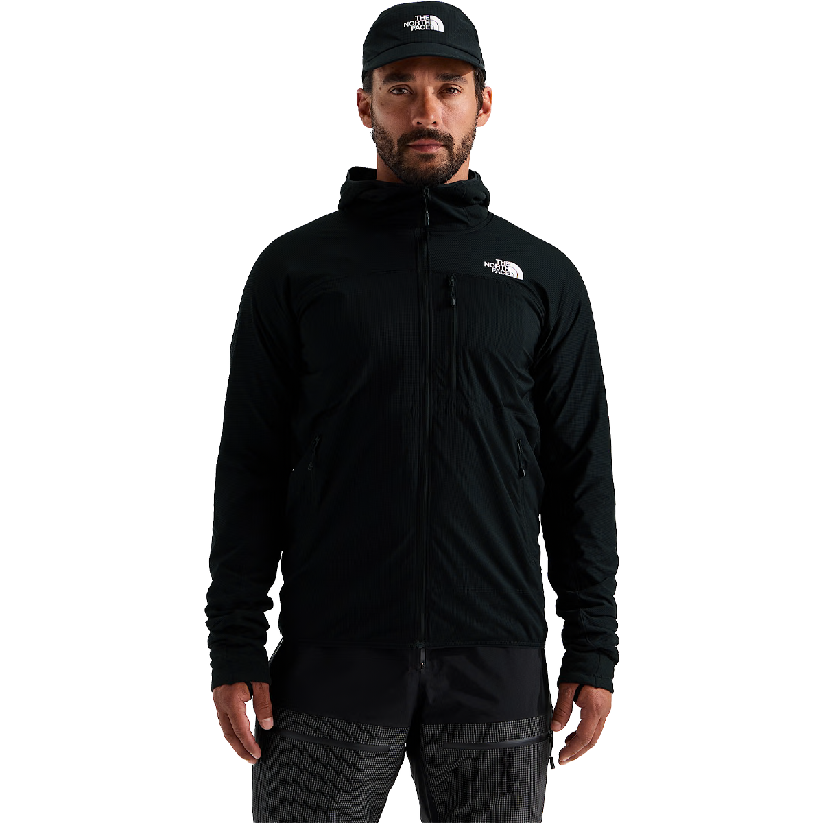 The North Face Men's Summit Futurefleece Overlay Hoodie in TNF Black