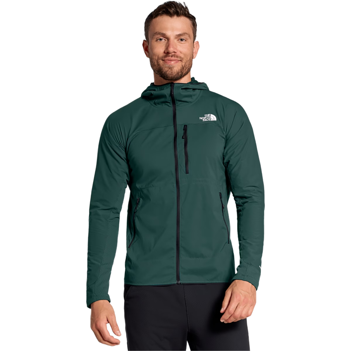 The North Face Men's Summit Futurefleece Overlay Hoodie in Pacific Teal