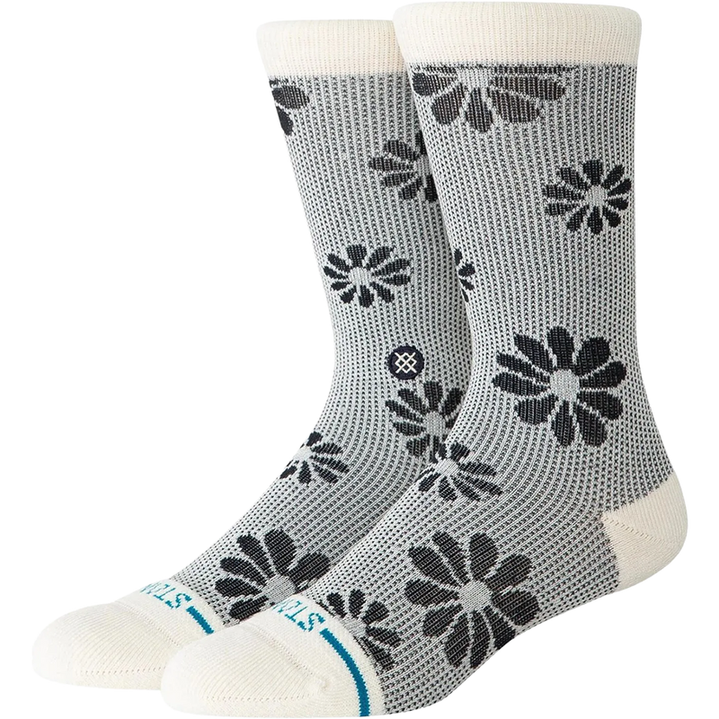 Women's Floral Stitch Crew, Featured Image
