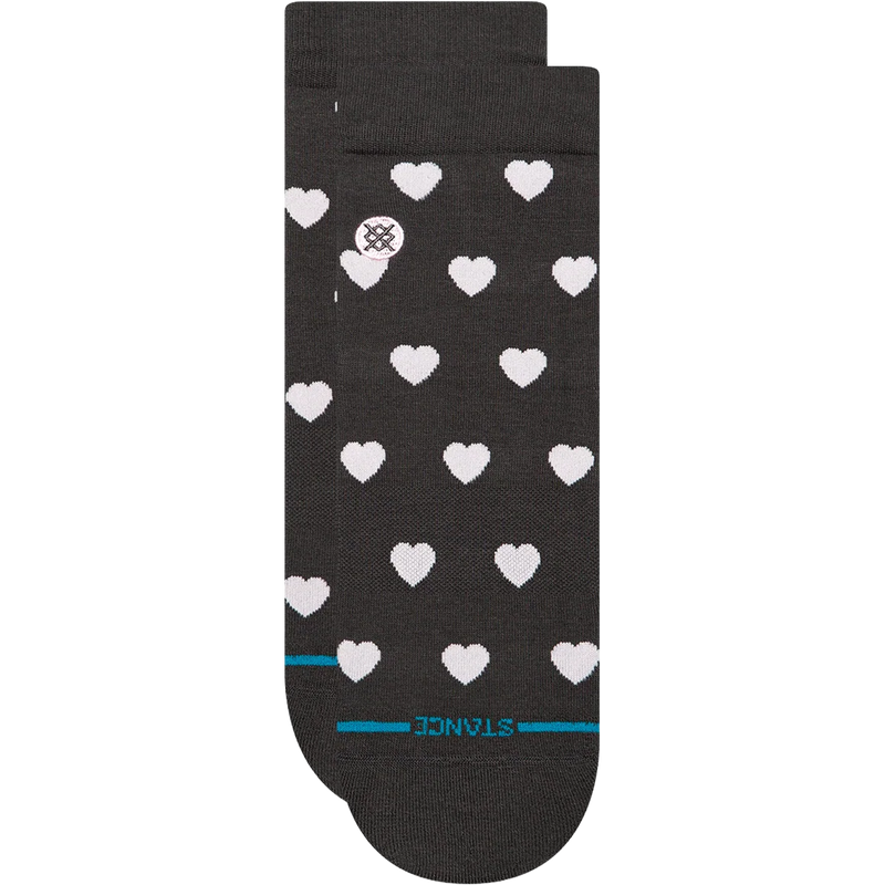 Women's Hearts Lowrider 3-Pack, Stance Women's Hearts Lowrider 3-Pack charcoal single