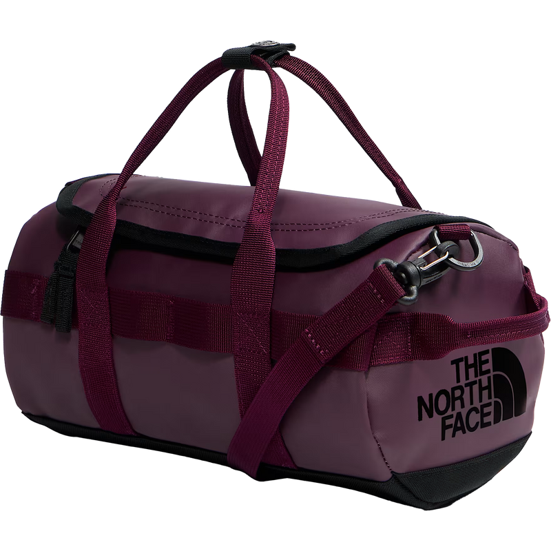 The North Face Base Camp Duffel Shoulder Bag in Deep Burgundy/TNF Black