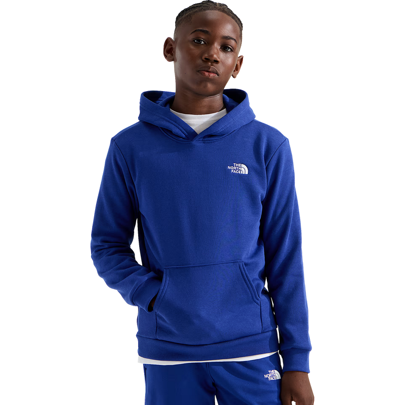 Youth Evolution Simple Dome Pullover Hoodie, The North Face Youth Evolution Simple Dome Pullover Hoodie in NLV-Bold Blue front