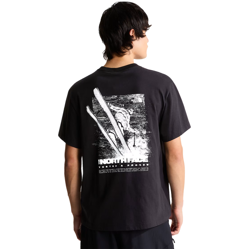 Men's Tested and Proven Relaxed Short Sleeve Tee, The North Face Men's Tested and Proven Relaxed Short Sleeve Tee Back on Model