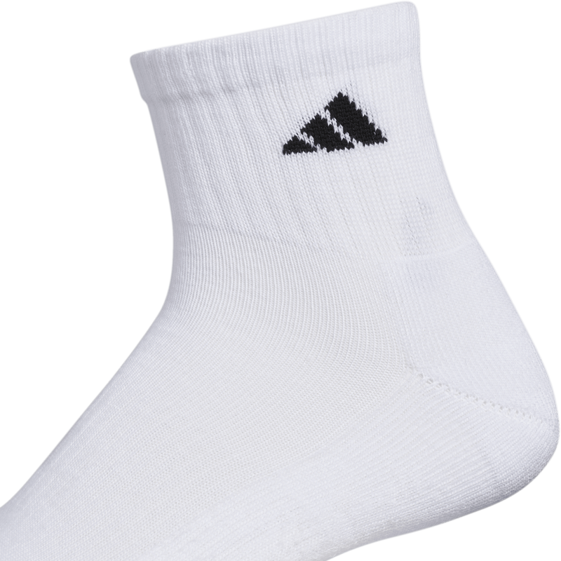Men's Athletic Cushioned 6-Pack Quarter, Adidas Men's Athletic Cushioned 6-Pack Quarter Graphic