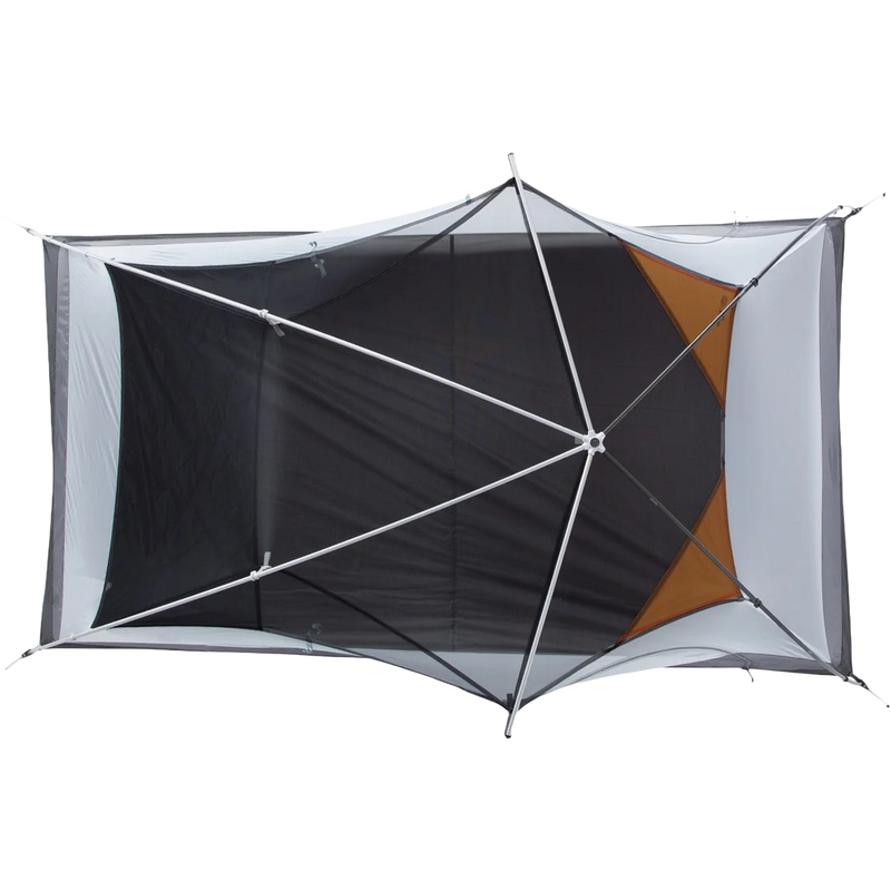 Dragonfly OSMO Bikepack 2 Person Tent, Nemo Dragonfly OSMO Bikepack 2 person Tent top view rainfly off