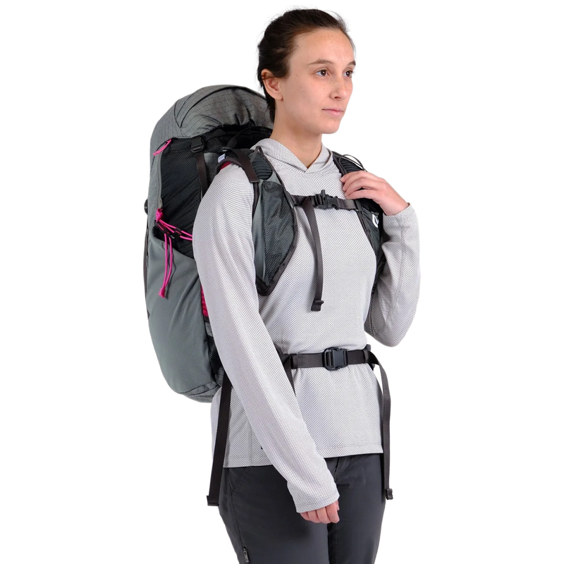 Women's Resolve 35L Endless Promise Technical Backpack, Nemo Women's Resolve 35L Endless Promise Technical Overnight Pack on model
