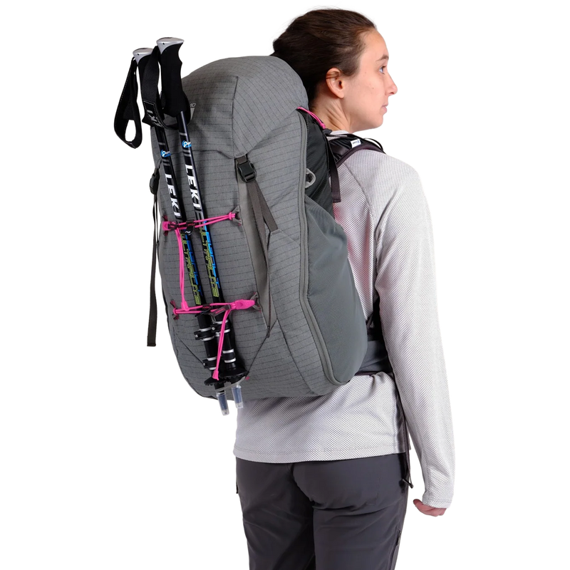 Women's Resolve 35L Endless Promise Technical Backpack, Nemo Women's Resolve 35L Endless Promise Technical Overnight Pack on model back