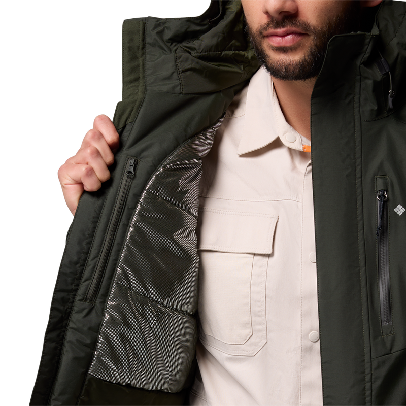 Men's Cascadian Peaks Insulated Jacket, Columbia Men's Cascadian Peaks Insulated Jacket inside
