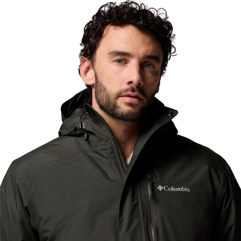 Men's Cascadian Peaks Insulated Jacket, Columbia Men's Cascadian Peaks Insulated Jacket front detail