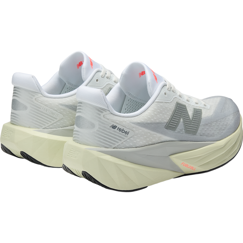 Women's FuelCell Rebel v5, New Balance Women's FuelCell Rebel v5 heel 3/4 