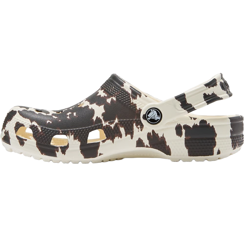 Classic Pop Animal Clog, Crocs Classic Pop Animal Clog in Chalk Multi left facing