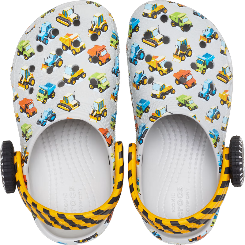 Youth Toddler Classic Graphic Clog, Crocs Classic Graphic Clog T in 1FT-Atmosphere pair top
