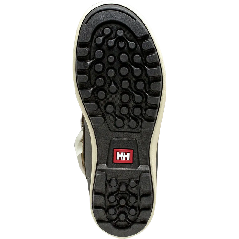 Helly Hansen Women's Garibaldi VL Insulated Winter Boots in Bedrock Pebble bottom view with traction detail