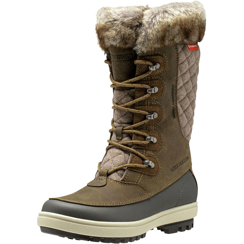 Helly Hansen Women's Garibaldi VL Insulated Winter Boots in Bedrock Pebble angled