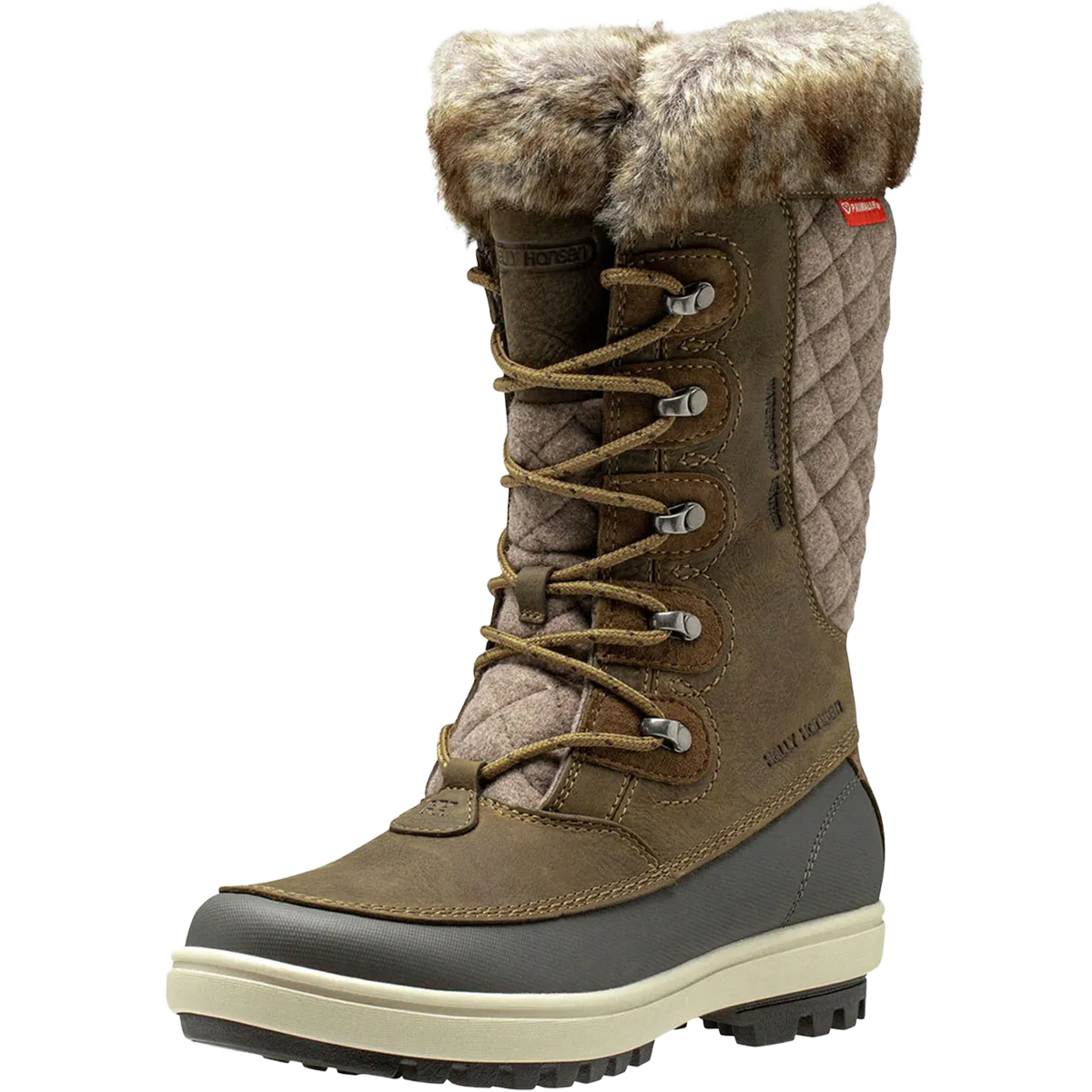 Helly Hansen Women's Garibaldi VL Insulated Winter Boots in Bedrock Pebble angled