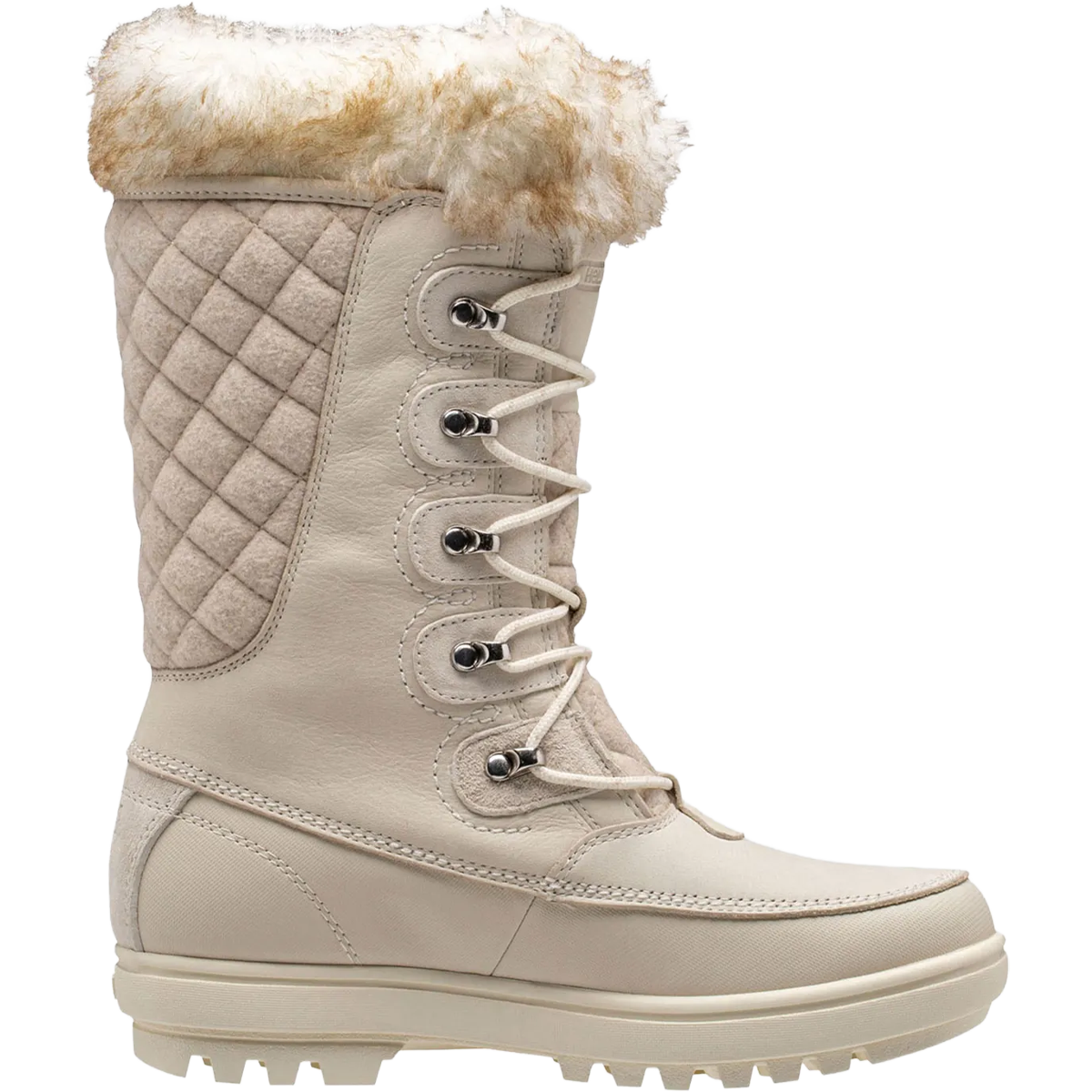 Helly Hansen Women's Garibaldi VL Insulated Winter Boots in Cream Snow