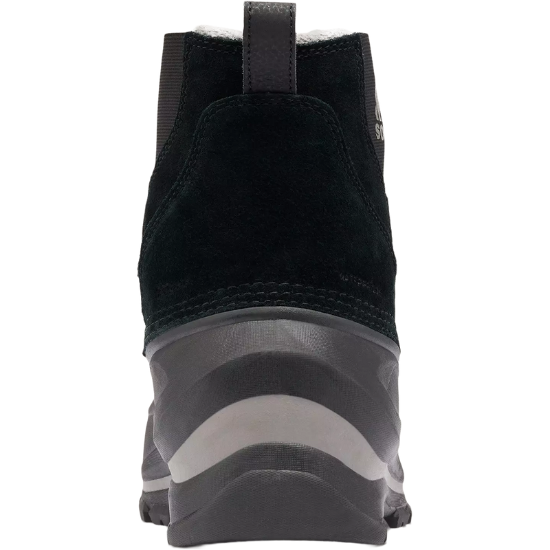 Sorel Buxton Pull On Boot in Black Quarry back view