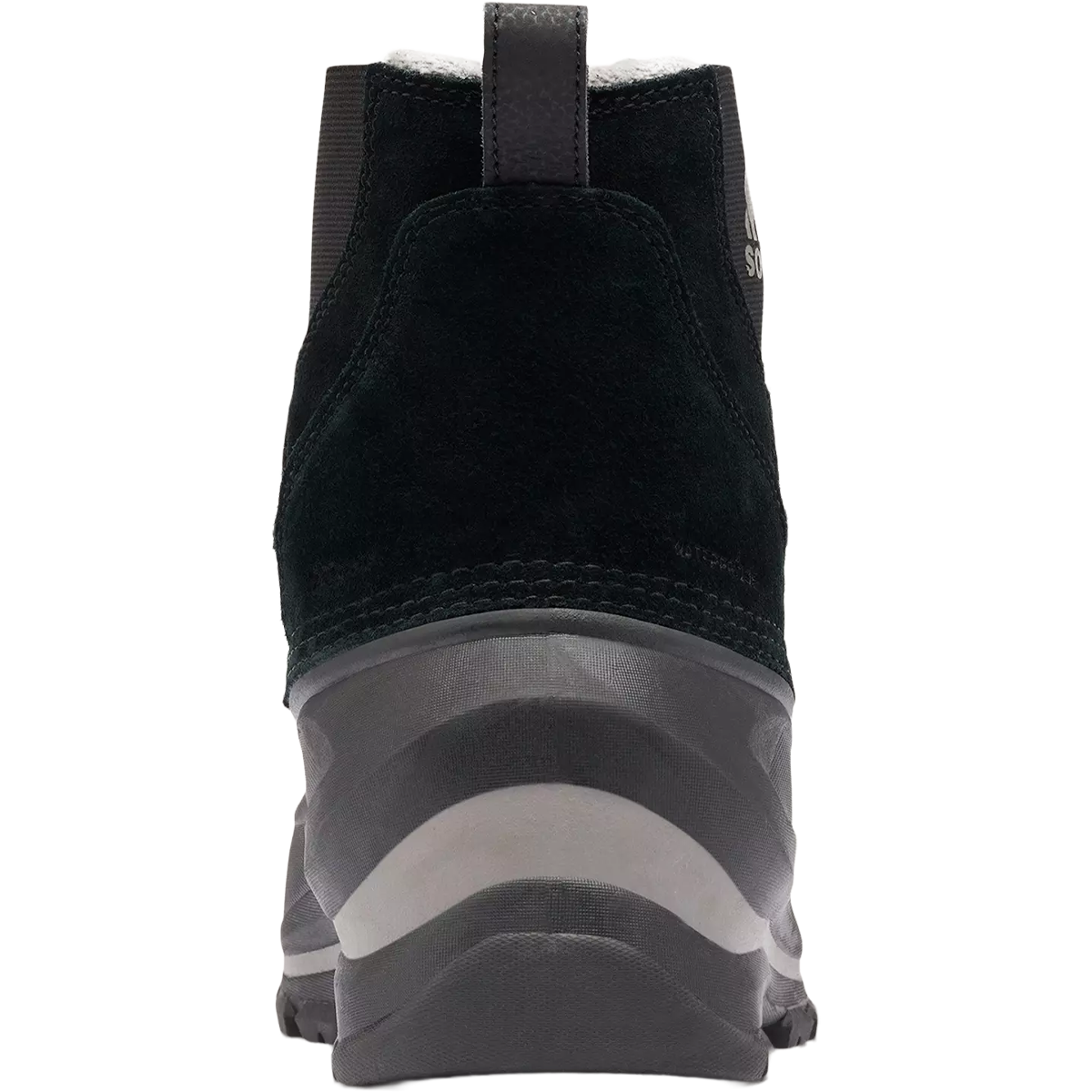 Sorel Buxton Pull On Boot in Black Quarry back view
