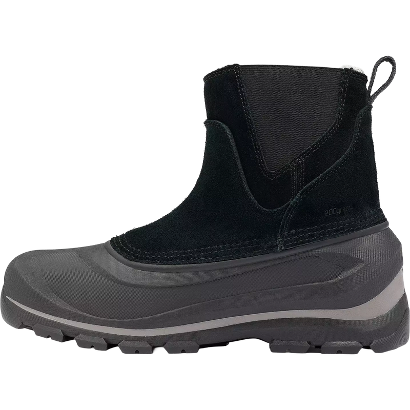 Sorel Buxton Pull On Boot in Black Quarry left facing