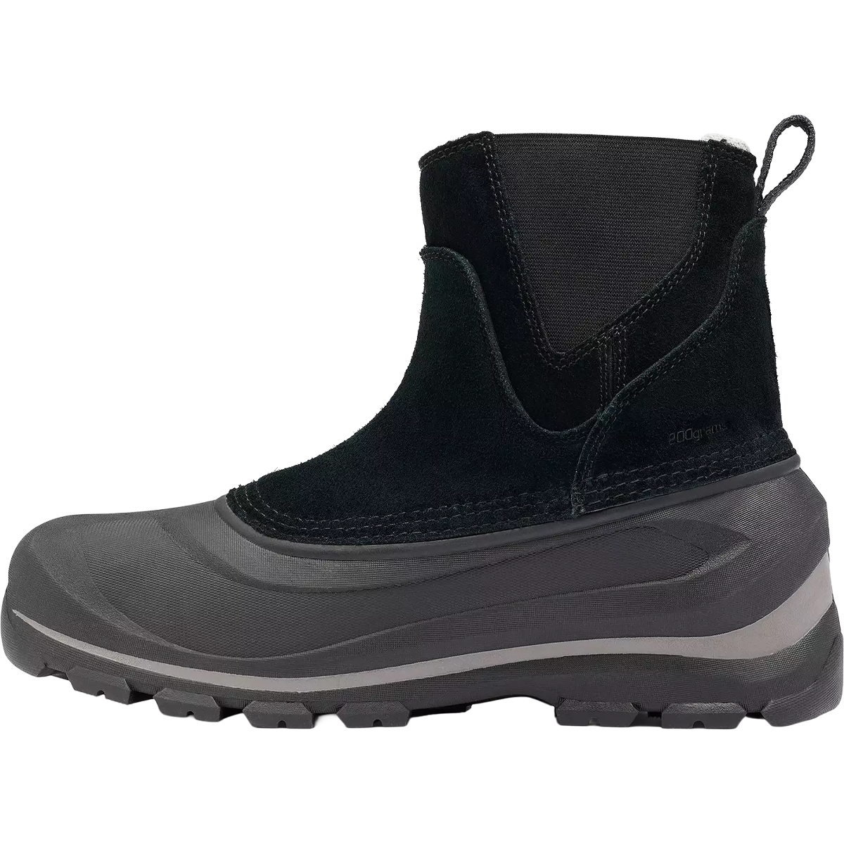 Sorel Buxton Pull On Boot in Black Quarry left facing