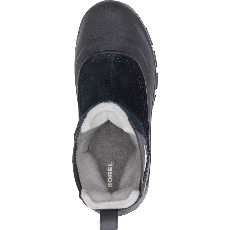 Sorel Buxton Pull On Boot in Black Quarry top view