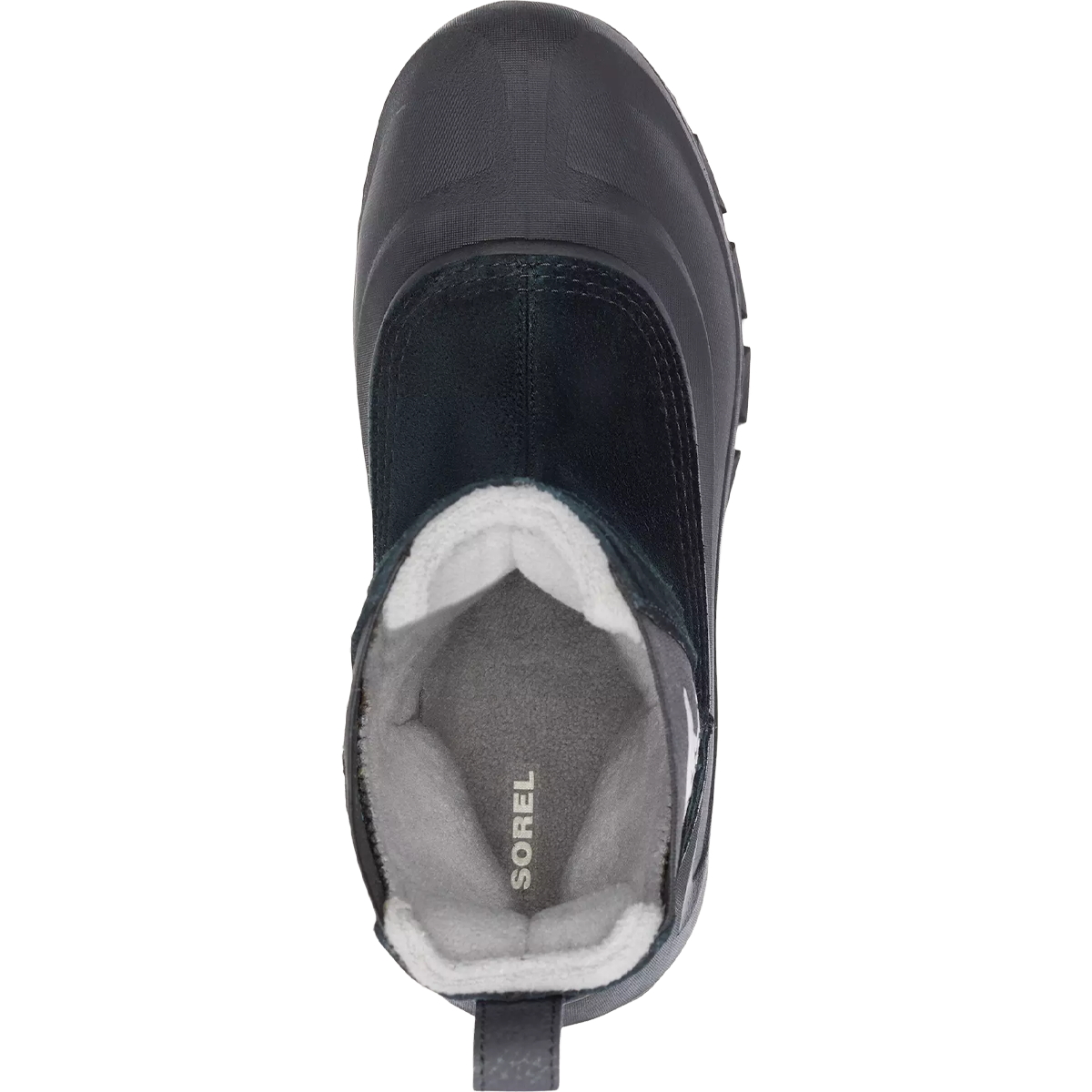 Sorel Buxton Pull On Boot in Black Quarry top view