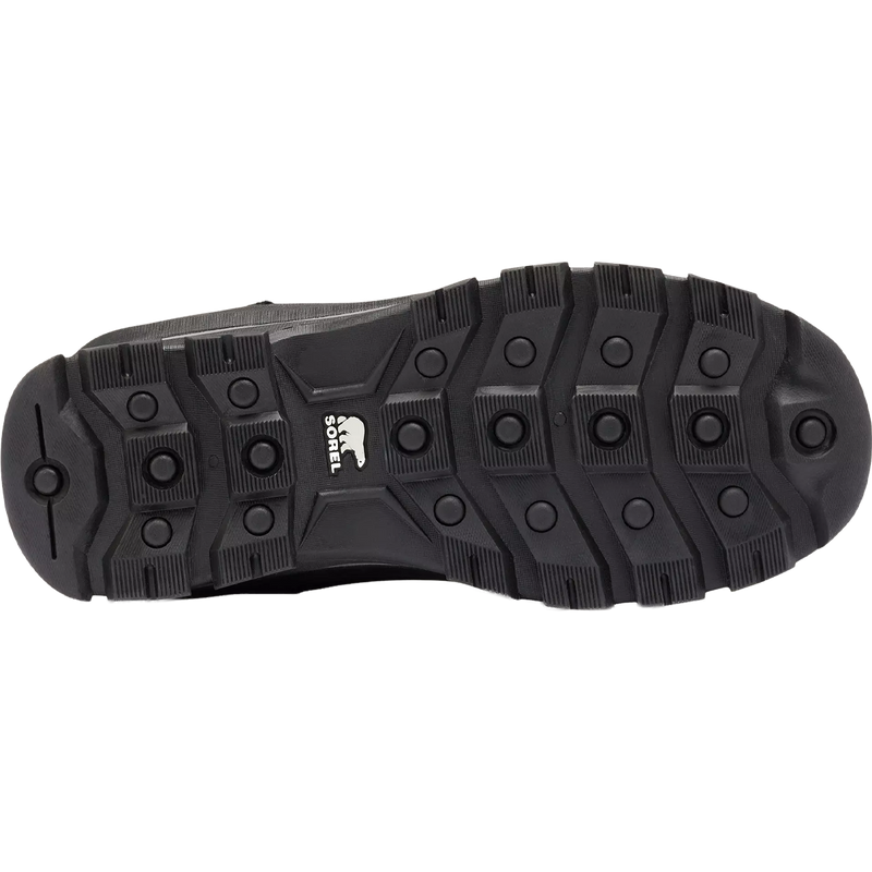 Sorel Buxton Pull On Boot in Black Quarry traction view
