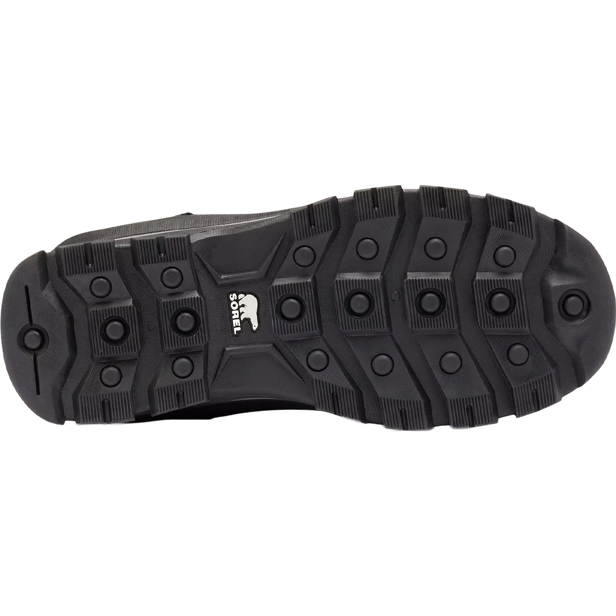 Sorel Buxton Pull On Boot in Black Quarry traction view