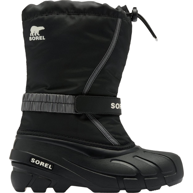 Sorel Little Kids Flurry in Black Sea Salt