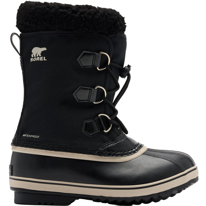 Sorel Big Kids Yoot Pac Nylon in Black Black