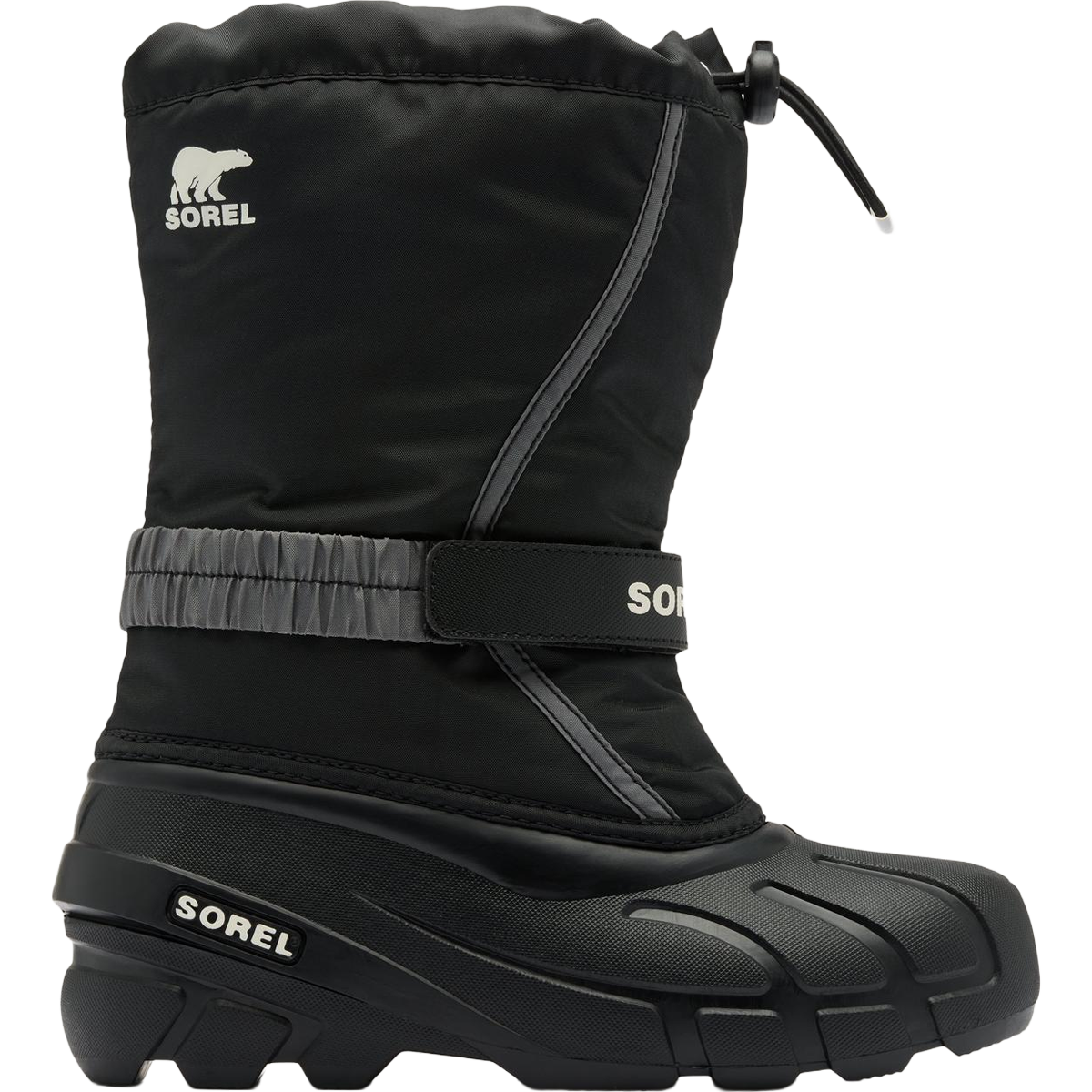 Sorel Big Kids Flurry in Black Sea Salt