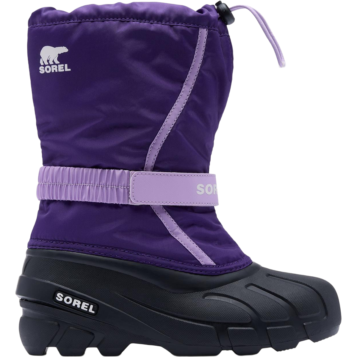 Sorel Big Kids Flurry in Ultra Violet Hydrangea