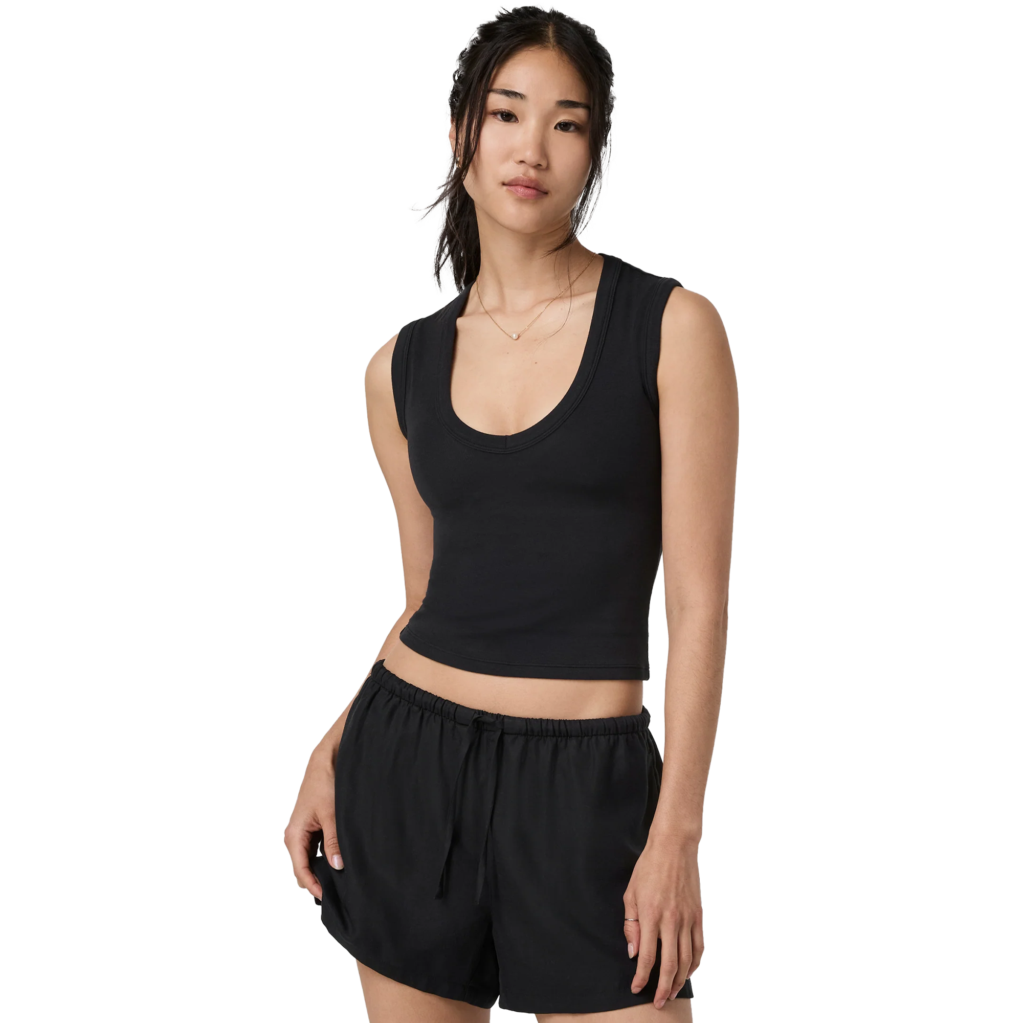 Women's Everyday Cotton Stretch Tank alternate view