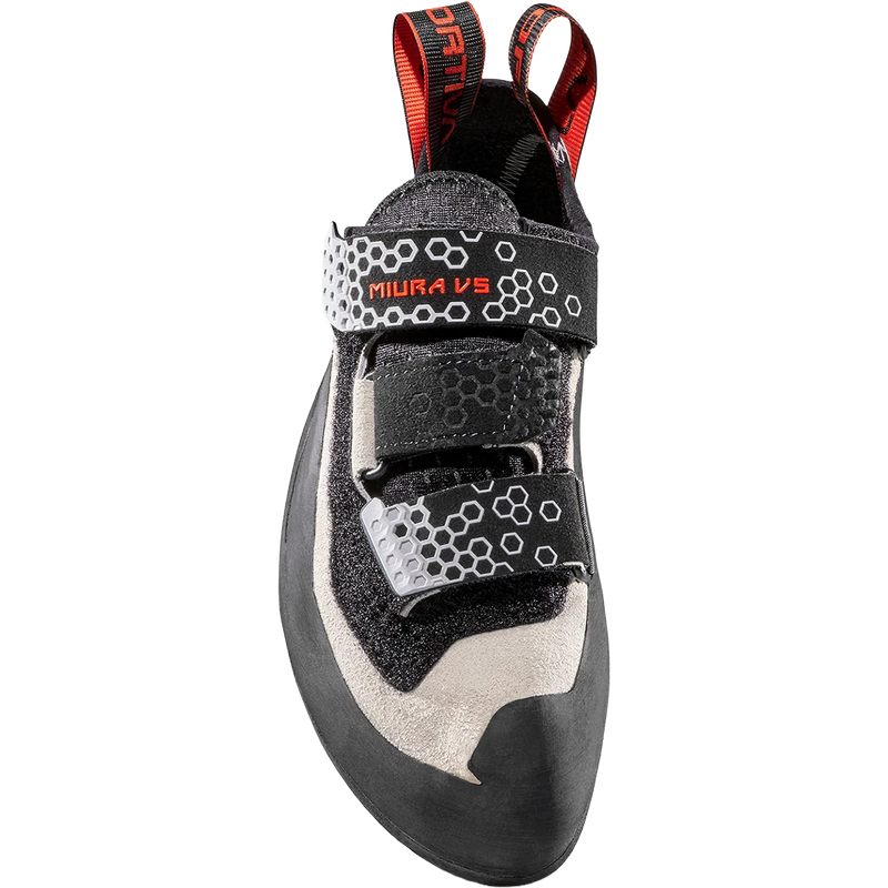 Women's Miura VS, La Sportiva Women's Miura VS in White/Cherry Tomato front