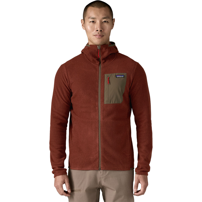 Men's R1 Air Full-Zip Hoody, Patagonia Men's R1® Air Fleece Full-Zip Hoody front