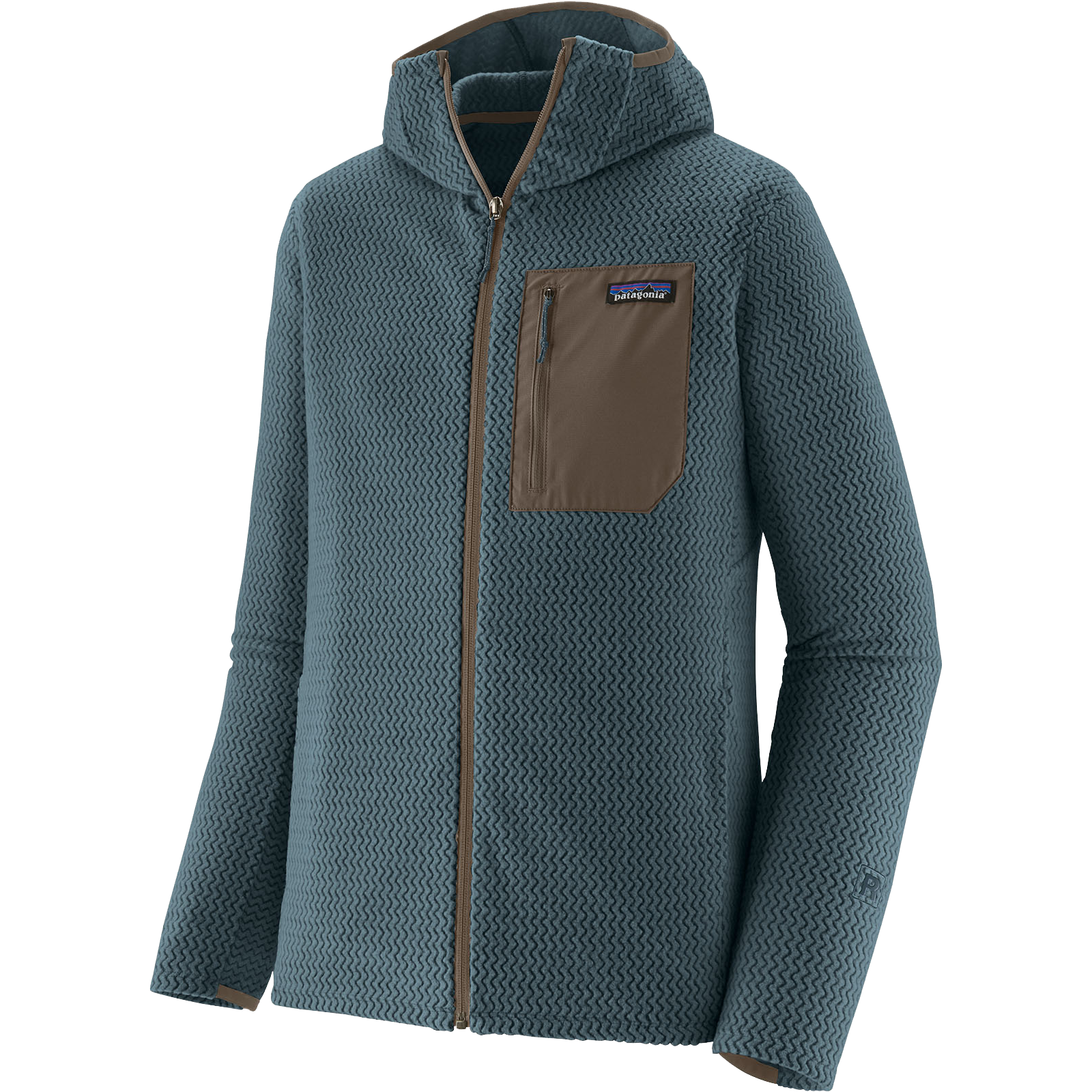 Patagonia Men's R1® Air Fleece Full-Zip Hoody in SMTB-Summit Blue